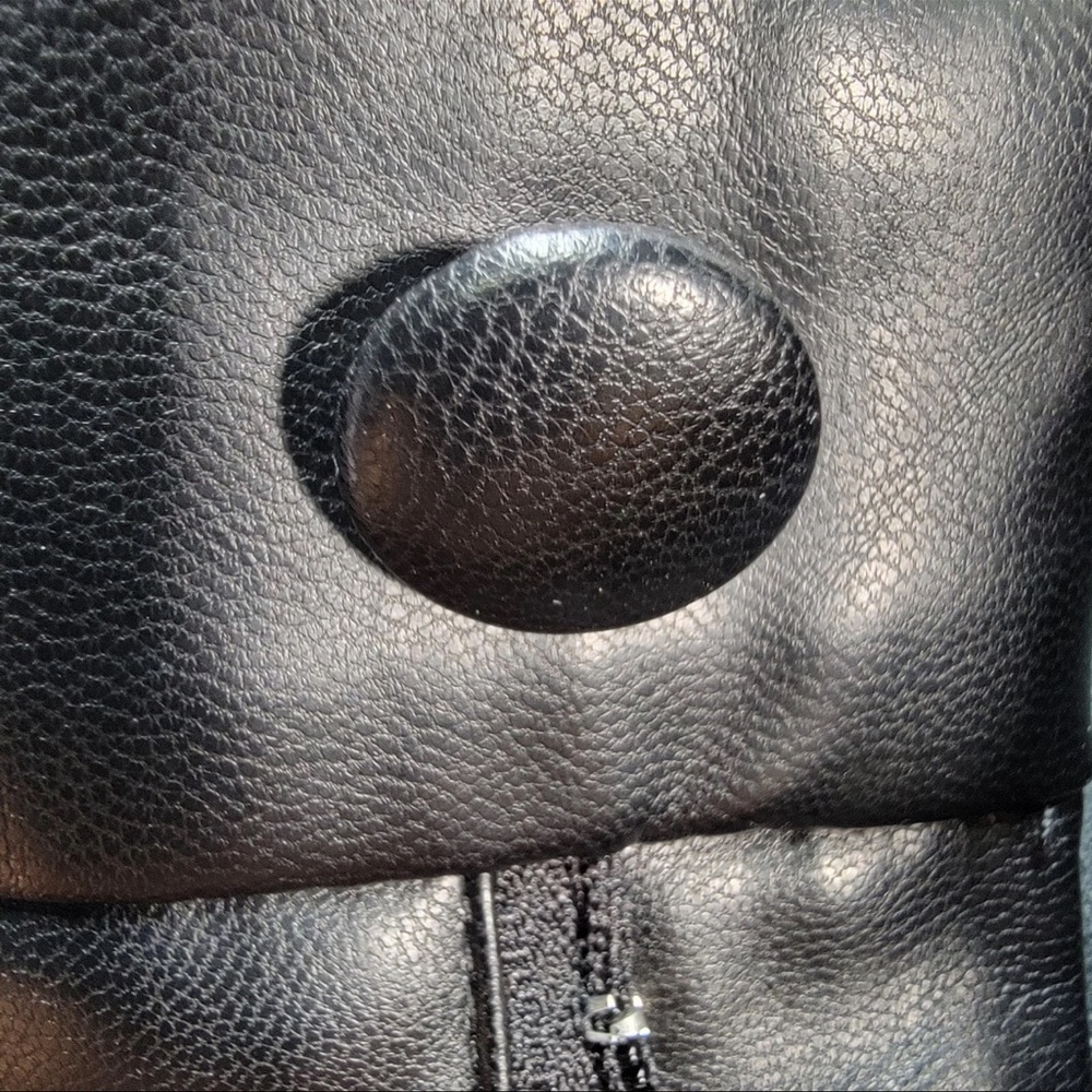 Faux leather Black Wide Leg pants XS - Picture 5 of 6